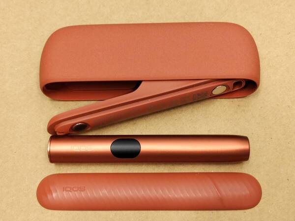 【USED】 IQOS ILUMAi アイコス イルマアイ ホルダー + チャージングケース セット ビビッドテラコッタ