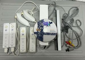 任天堂 Wii セット コントローラー4セット Nintendo 大乱闘スマッシュブラザーズX ソフト付き