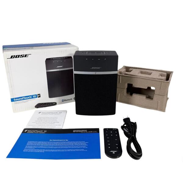 ◆優良美品・元箱/純正リモコン付属◆Bose SoundTouch 10 wireless music system ワイヤレススピーカーシステム Amazon Alexa対応