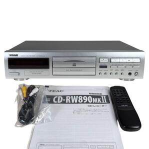 2019年製・TEAC ティアック CDレコーダー CD-RW890MK2-S