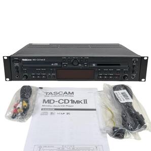 ◆MD再生履歴2時間・再生/録音動作確認済◆TASCAM MD/CDデッキ MD-CD1MK2 MD-CD1MKII