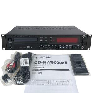 ◆CD録音履歴36時間・新品リモコン付属・録音動作確認済◆TASCAM CDレコーダー CD-RW900MK2 CD-RW900MKll