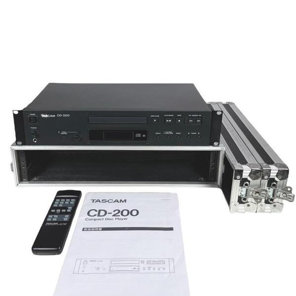 ◆2022年製・優良美品・ラックケース付属◆TASCAM CDプレーヤー 業務用 CD-200