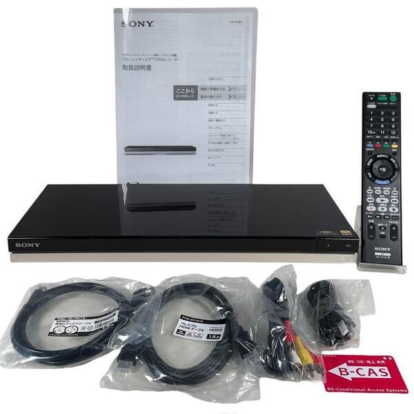 ◆2019年製・優良美品・録画動作確認済◆ソニー /DVDレコーダー 1TB 2チューナー 2番組同時録画 無線LAN内蔵モデル BDZ-ZW1500