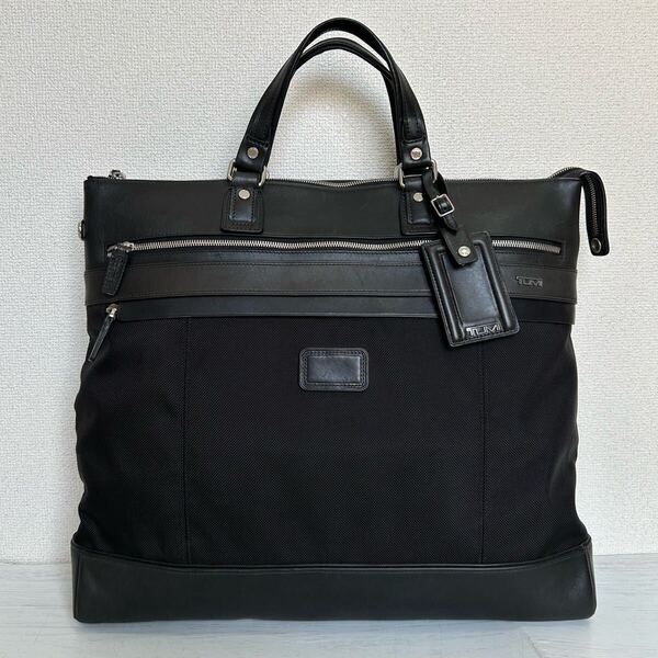 美品 TUMI トゥミ メンズ 2way ビジネスバッグ ブリーフケース ナイロン レザー 大容量 通勤 仕事 高級 BEDFORD ベッドフォード 29120D