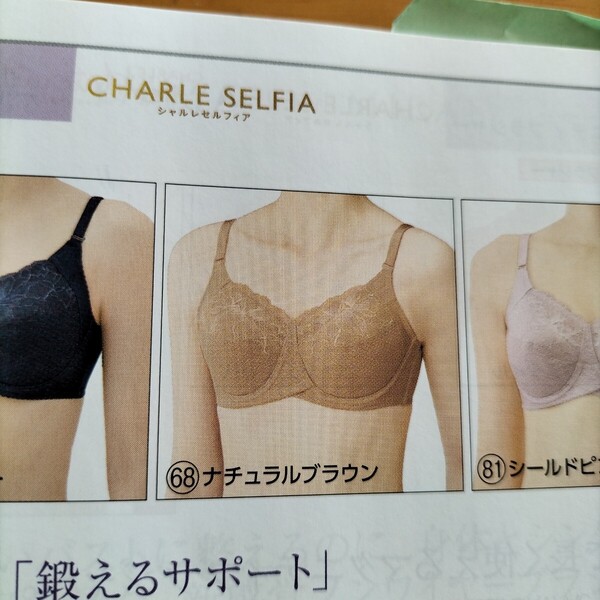 Cー70 ★シャルレ ブラジャー FA 261 美意識ブラジャー ナチュラルブラウン 新品未開封