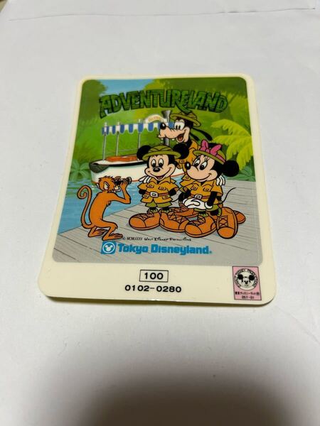 *レトロ*激レア希少品 東京ディズニーシーランド アドベンチャーランド ミッキー&ミニー&グーフィー シール ステッカー 当時物
