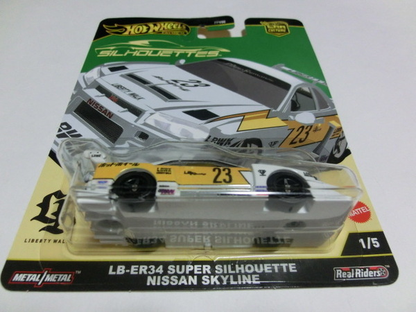 ホットウィール カーカルチャー シルエット LB-ER34 スーパーシルエット 日産 スカイライン JBK59 新品