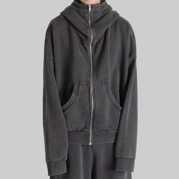 【Entire Studios】 FULL ZIP HOODIE BLACK S エンタイアスタジオ フルジップ パーカー パーカー ジップ
