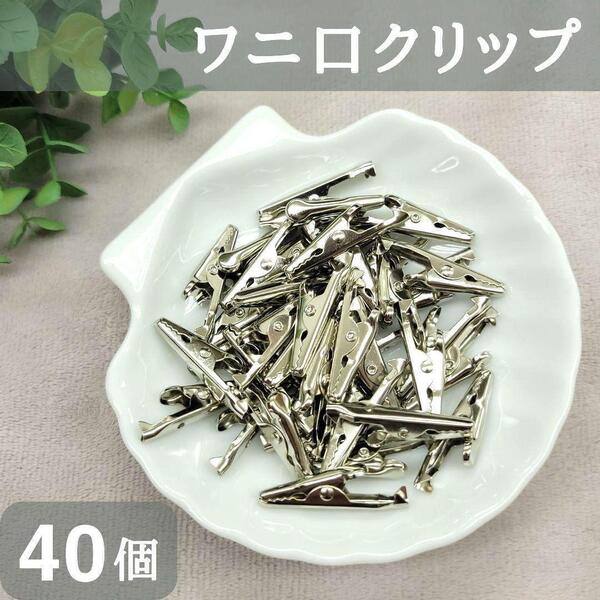 【匿名配送】 ワニ口クリップ 40個 エコクラフト PP テープ バンド 手作り