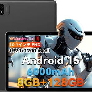 【新品未開封】Headwolf WPad6 Android15搭載10インチタブレット本体Wi-Fiモデル、1920x1200 FHD