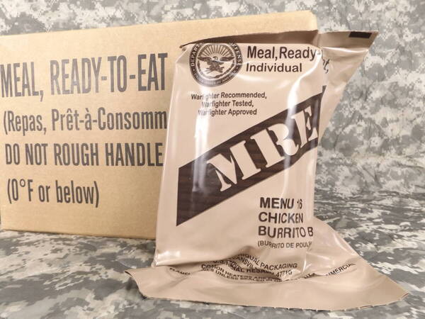 箱だし!2025年10月検品 MENU-16 MREレーション 米軍 ミリ飯 ミリメシ 戦闘糧食 非常食 備蓄 保存食 防災バッグ 車中泊 サバゲ キャンプ