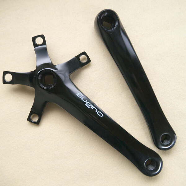 【送料無料】未使用 SUGINO スギノ XD2 左右クランクアーム PCD110 黒 170