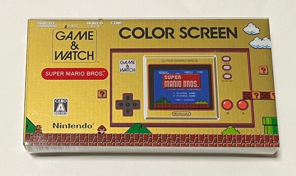 任天堂 NINTENDO ニンテンドー ゲーム ウオッチ GAME WATCH スーパーマリオブラザーズ 新品未開封品