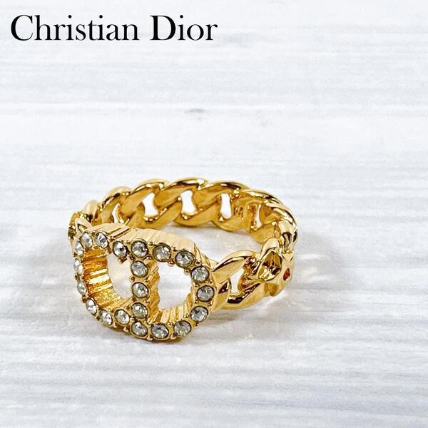 Christian Dior クリスチャン ディオール CLAIR D LUNE リング ホワイトクリスタル CDロゴ R0988CDLCY D301 指輪 ラインストーン