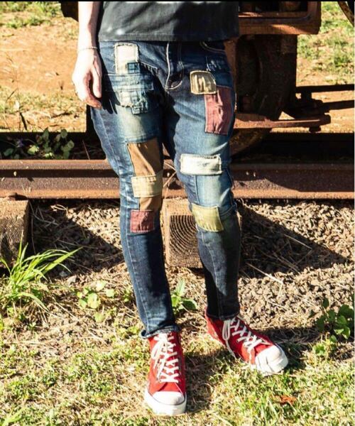 glamb グラム Unplugged rib denim / アンプラグドリブデニム サイズ2
