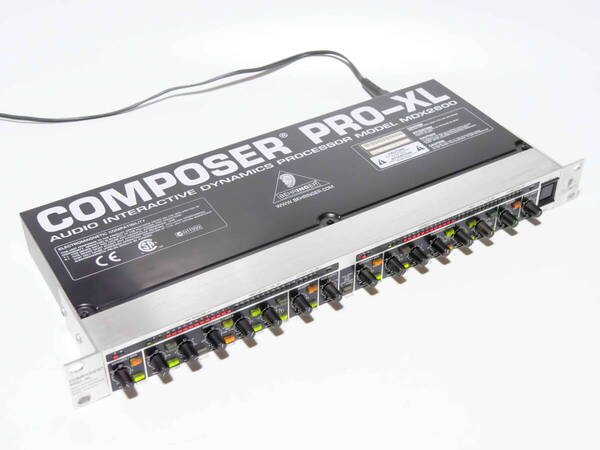 BEHRINGER ベリンガー MDX2600 COMPOSER PRO-XL シグナルプロセッサー コンプ/リミッター 本体のみ