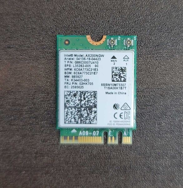 INTEL 無線LANカード AX200NGW Wi-Fiカード