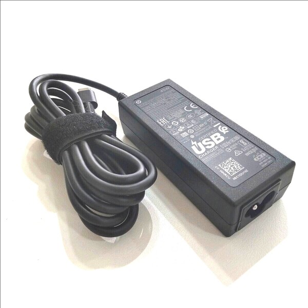 ◆未使用品◆ ノートパソコン用 ACアダプター 45W Type-C PD対応 急速充電器 USB-C 電源ケーブル付