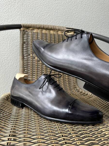 特注55万 BERLUTI Gaspard Galet drape Shoes ベルルッティ ガスパール ガレ パティーヌレザー ドレープ シューズ 革靴 9 美品 限定品 廃盤