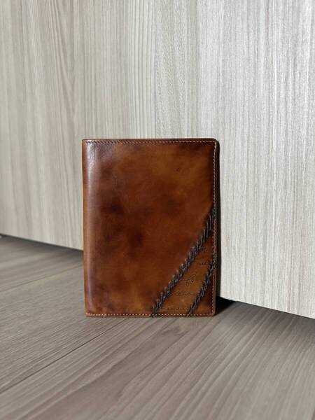 特注20万 Berluti Leather Wallet ベルルッティ ラピエセルプリゼ ミュージアムカーフレザー 長財布 手帳 カードケース 初期型 名作 廃盤品
