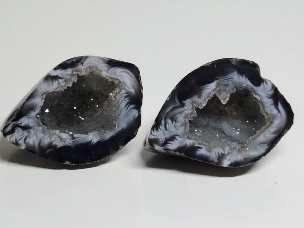 J-13 ジオード 計35g 水晶 瑪瑙 原石 鑑賞石 自然石 天然石 誕生石 鉱石 鉱物 宝石 ジュエリー 水石