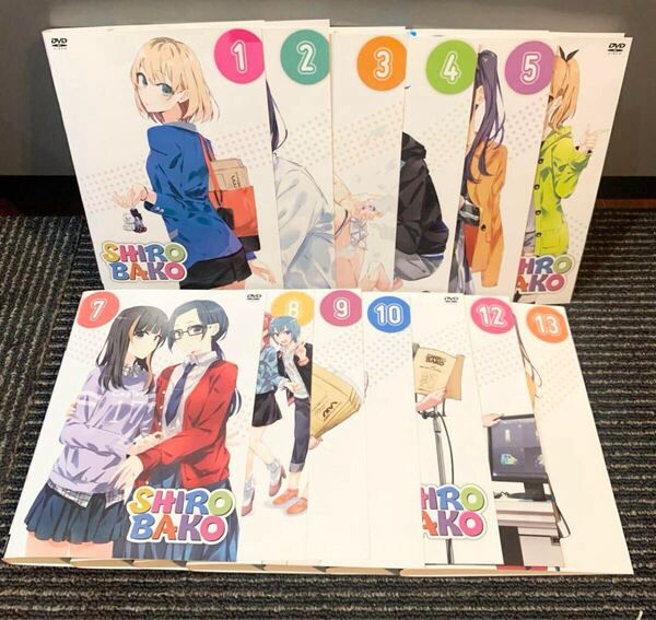 SHIROBAKO シロバコ DVD 全13巻 全巻セットP.A.WORKS アニメ レンタル落ち 全24話収録