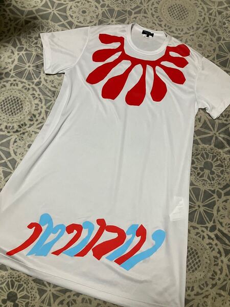 コムデギャルソンオムプリュス 23ss ロング丈 Tシャツ Lサイズ