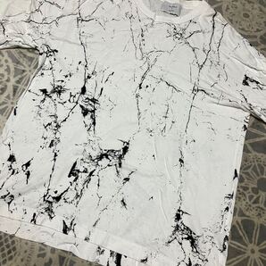 studious ステュディオス 総柄 半袖Tシャツ