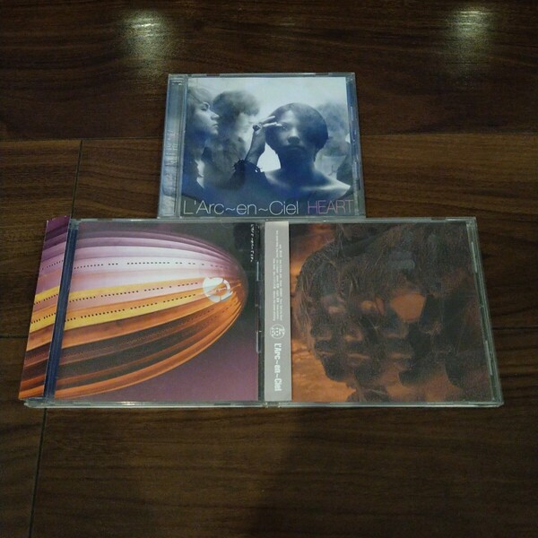 【送料無料】L'Arc~en~Ciel CDアルバム 3タイトルセット HEART ark ray ラルクアンシエル/アーク/レイ