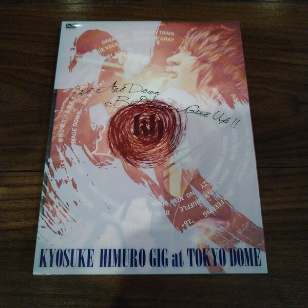 【送料無料】氷室京介 DVD KYOSUKE HIMURO GIG at TOKYO DOME We Are Down But Never Give Up!! ボウイ/BOOWY/東京ドーム
