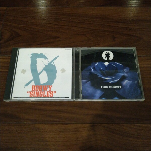 【送料無料】BOOWY CDアルバム 2タイトルセット SINGLES THIS BOOWY シングルス/ベストアルバム/ボウイ/氷室京介/布袋寅泰