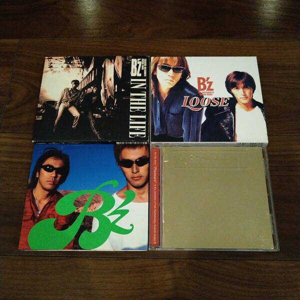 【送料無料】B'z CDアルバム 4タイトルセット IN THE LIFE LOOSE GREEN B'z The Best Pleasure ビーズ/ベストアルバム/プレジャー/稲葉浩志
