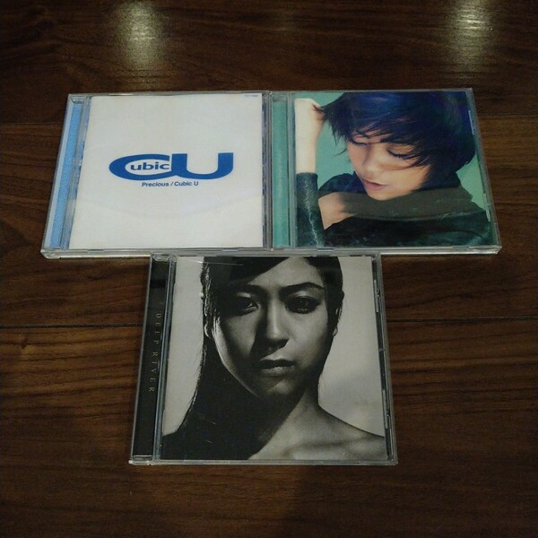 【送料無料】宇多田ヒカル CDアルバム 3タイトルセット Cubic U Precious Distance DEEP RIVER