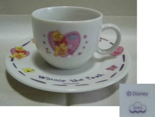 カップ&ソーサー クマのプーさん ディズニー デミタスカップ Winnie-the-Pooh エスプレッソコーヒー カップ 陶器 工芸品 茶器 レトロ
