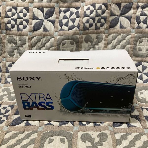 未使用 ショーケース 展示品 SONY ソニー サウンドバー Bluetooth スピーカー SRS-XB22 EXTRABASS ブルー jk0519