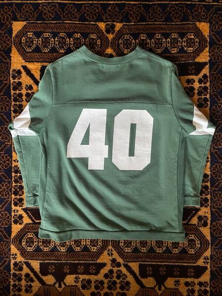 希少 最初期 90s WTAPS FOOTBALL SWEAT SHIRTS ダブルタップス フットボールシャツ スウェット forty percents フォーティーパーセント