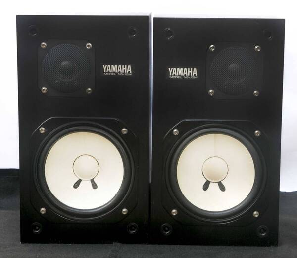 YAMAHA ヤマハ NS-10M シリアル同番 完動品 本当の10Mの音をお届け バナナプラグ交換