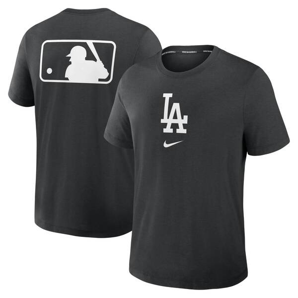 【意大利屋】ナイキ NIKE ロサンゼルス・ドジャース MLB 2025 練習着 パフォーマンスTシャツ 黒 公式ウェア 大谷翔平 山本由伸 佐々木朗希