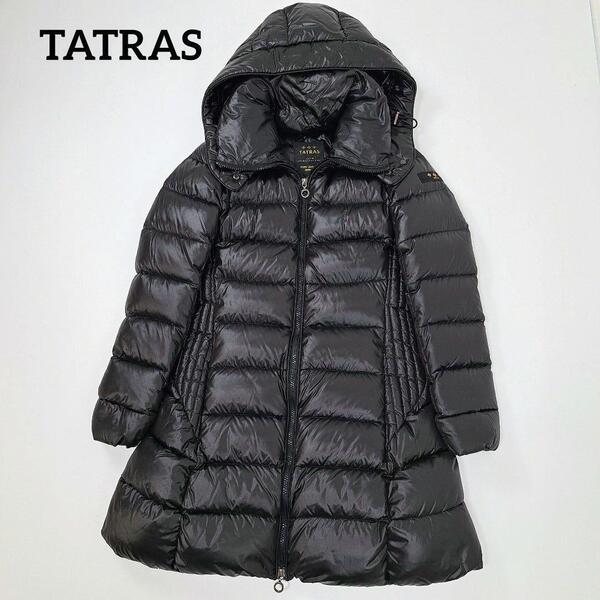 TATRAS タトラス BABILA バビラ ダウンコート ダウンジャケット ダウン ブラック 黒 02 M Aライン ロング フード レディース