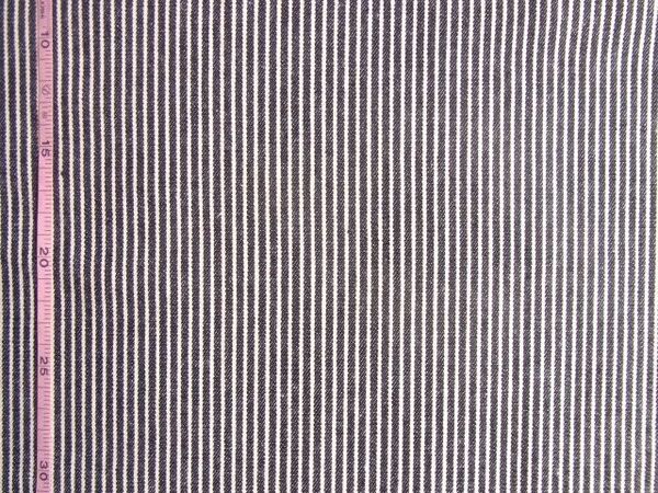 ★デニム♪ヒッコリー(黒)♪110×50★【NE2066-A】