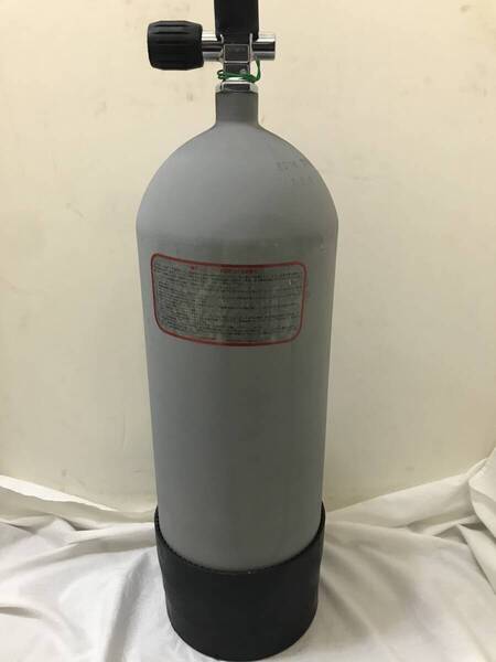 【2019年製1回使用のみ】AQUALUNGスチールタンク12Lメタリコン(極上品)