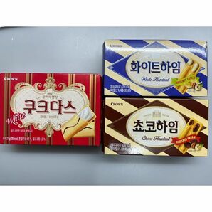 食べ比べ3種類セット【日本未発売韓国限定】チョコハイムヘーゼルナッツ