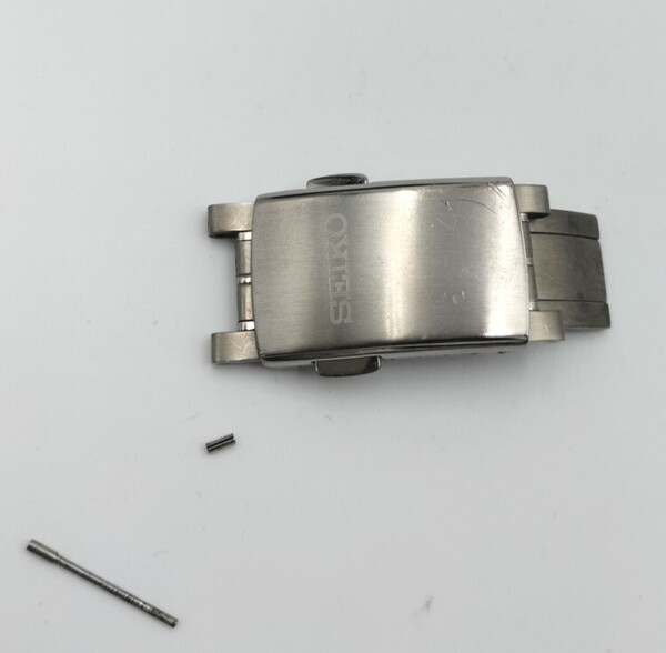 【中古品】腕時計 部品 SEIKO ブライツ 8B53-0AA1 バックル 中留め クラスプ 尾錠 ベルト