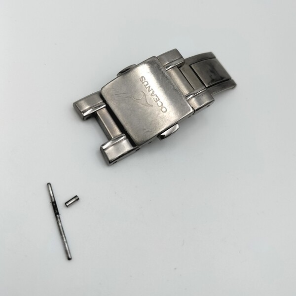 【中古品】腕時計 部品 CASIO OCEANUS OCW-S1200 バックル 中留め クラスプ 尾錠 ベルト バンド