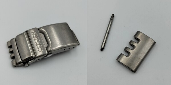 【中古品】 腕時計 部品 シチズン プロマスター ナビホーク C650-Q02144 バックル 中留め クラスプ 尾錠 ベルト バンド