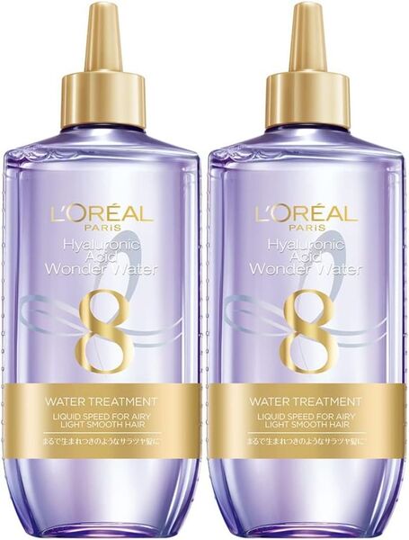 新品 送料無料 2本セット L'Oreal Paris(ロレアルパリ)ウォーター トリートメント 【サラツヤ髪】 洗い流すトリートメント 200mL