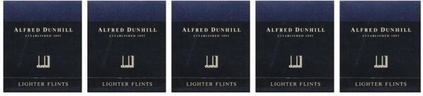 新品 送料無料 ダンヒル 純正フリント ブルー 青 9石入り×5袋 発火石 着火石 dunhill ライター 発火石 着火石 LA1000B ユニークライター