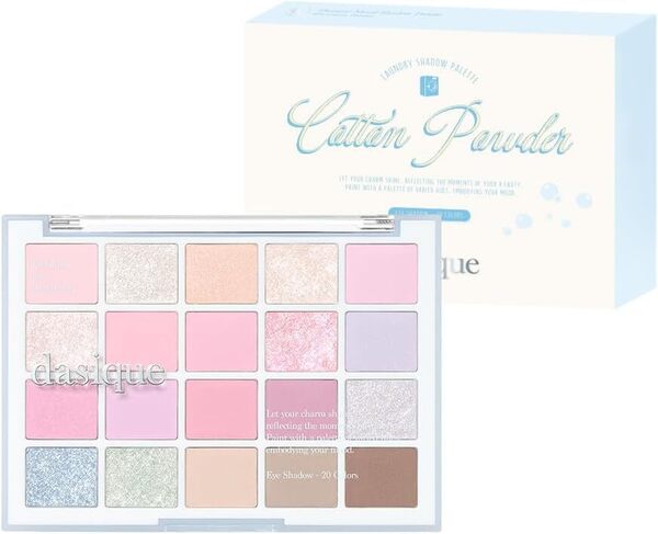 新品 送料無料 デイジーク Mood Shadow Palette ムードシャドウパレット 20色パレット アイシャドウ #05 Cotton Powder コットンパウダー