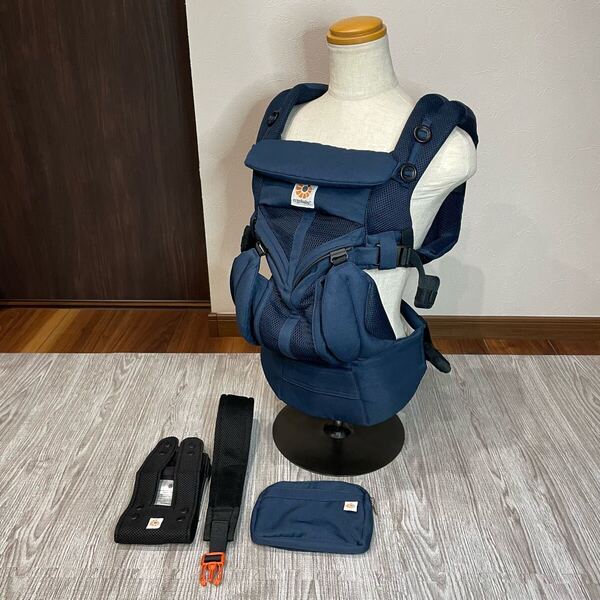 ergobaby エルゴベビー 抱っこ紐 オムニ360 クールエア メッシュ ミッドナイトブルー